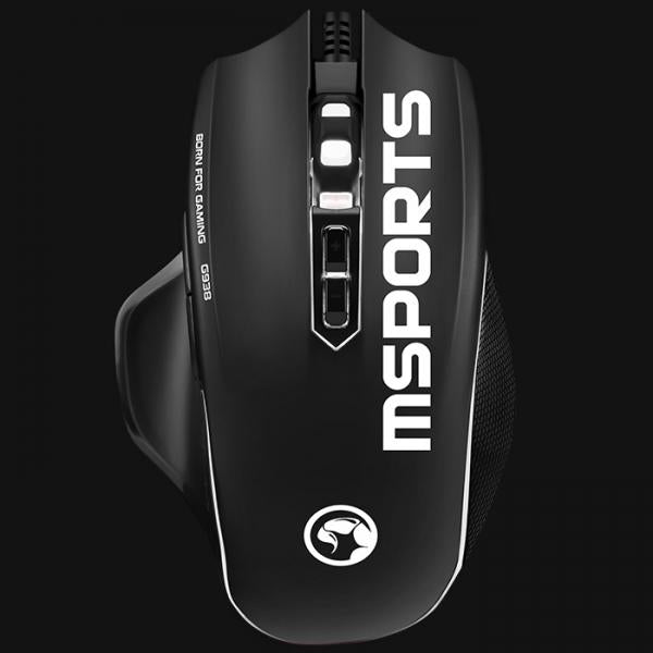 Marvo Mouse Scorpion G938 Negro/Morado - 4000 DPI RGB Imagen principal del producto