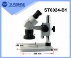 Microscopio SUNSHINE ST6024N-B1 con Lámpara LED 20-40x