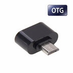 Amely Adaptador Micro USB (V8) a OTG USB Hembra - Bolsa