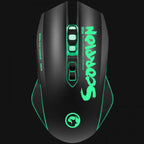 MOUSE LINEA SCORPION M506 MARVO - NEGRO / VERDE
