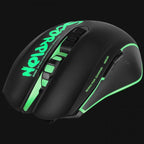 MOUSE LINEA SCORPION M506 MARVO - NEGRO / VERDE