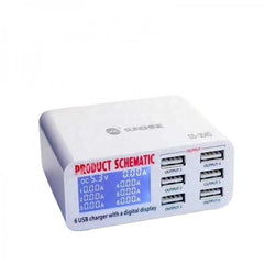 ADAPTADOR CARGADOR SUNSHINE SS-304D 6 USB