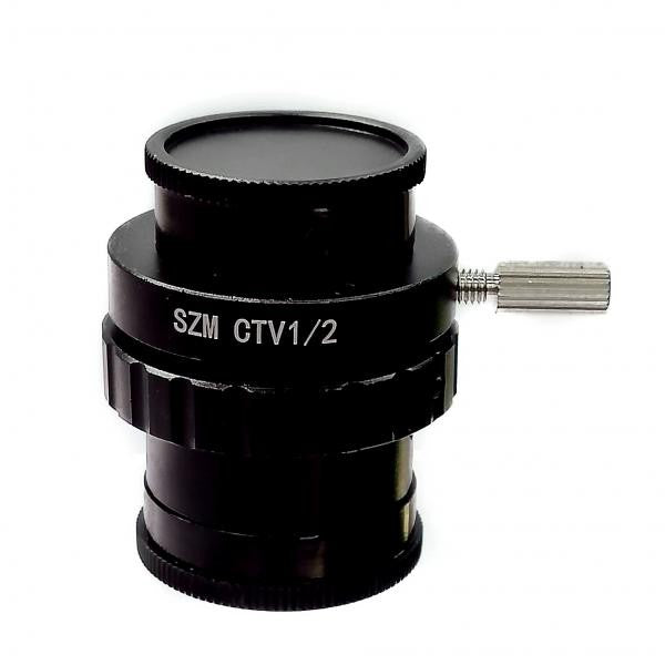 LENTE CON HOLDER PARA MONTAR LA CAMARA DE MICROSCOPIOS SUNSHINE SZMCTV 1/2