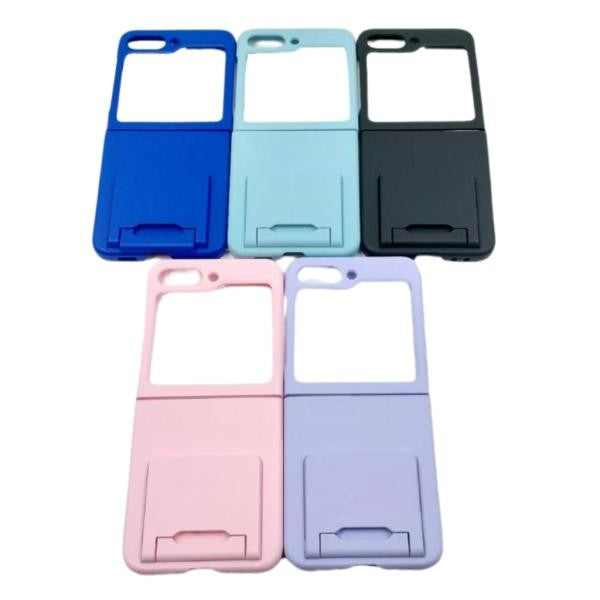 ESTUCHE COLOR CON  SOPORTE PLEGABLE Z FLIP 5
