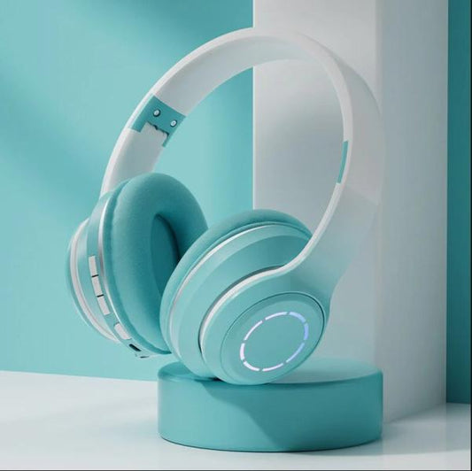 AUDIFONOS DE DIADEMA CON BLUETOOTH SN-36 VERDE