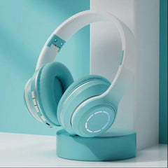 AUDIFONOS DE DIADEMA CON BLUETOOTH SN-36 VERDE