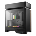 Case RGB Deepcool CL6600 Mid Tower Ventiladores de 2 de 120MM con Malla Frontal y Enfriamiento Liquido Preinstalado R-CL6600-BKNNA0-G-1 - Negro