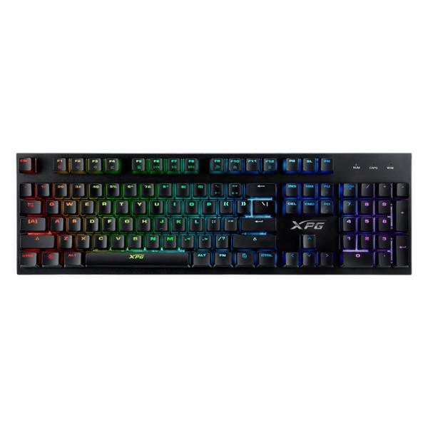 Teclado Gaming RGB Adata Xpg Infarex K10 Membrana Alámbrico USB Inglés - Negro