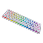Teclado Gaming RGB Razer Huntsman Mini Mecánico Alámbrico USB Español Switch Morado RZ03-03390300-R3M1 - Blanco