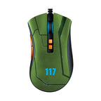 Mouse Gaming RGB Razer Deathadder V2 Alámbrico USB Edicion Halo 20000 Dpi RZ01-03210300-R3M1 - VERDE-NEGRO