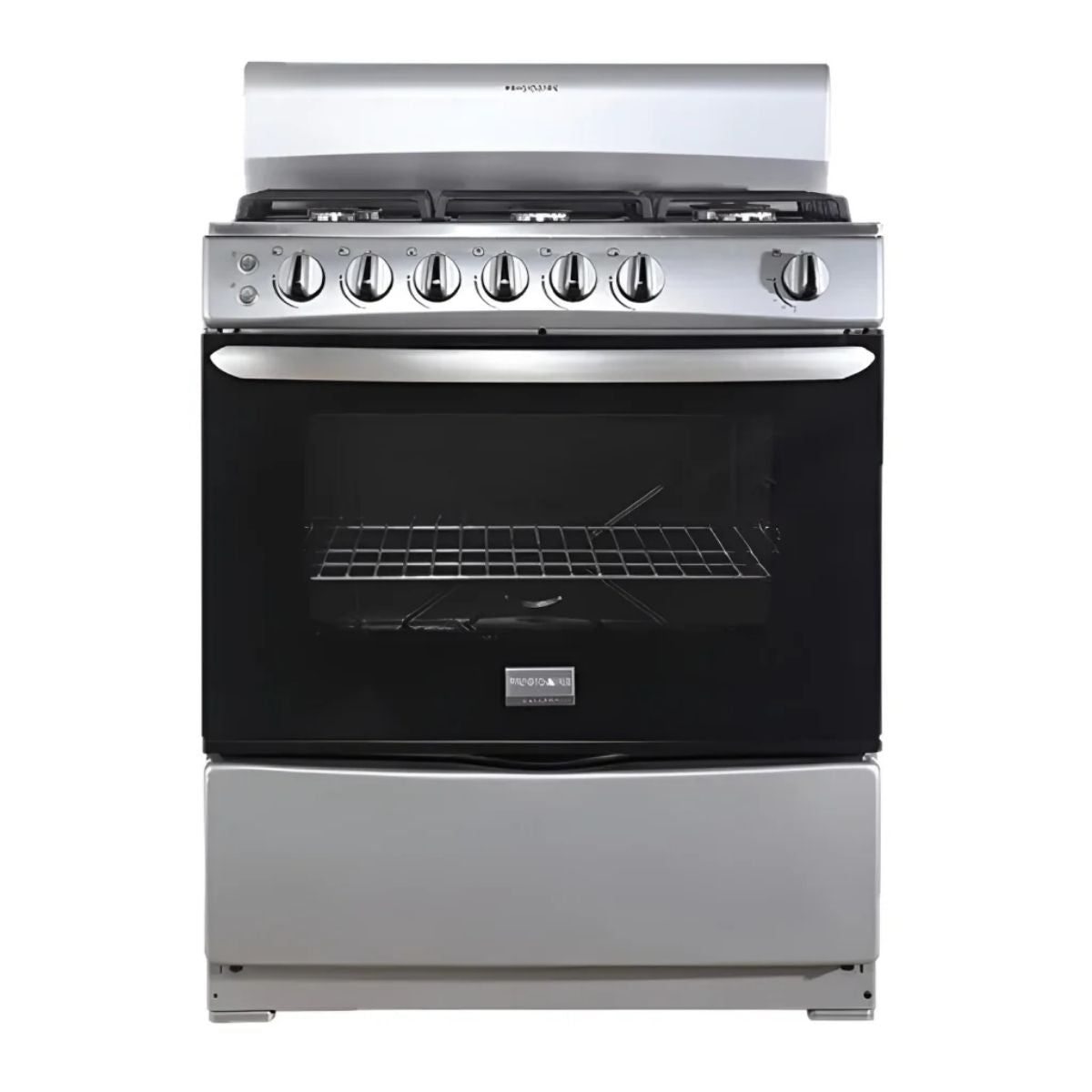 Frigidaire cocina de gas 30" 6 quemadores silver FKGH30C3MDQG