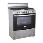 Frigidaire cocina de gas 30" 6 quemadores silver FKGH30C3MDQG