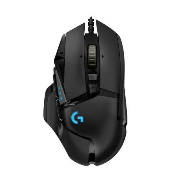 Mouse Gaming RGB Logitech G502 Hero Alámbrico USB 25600 Dpi 910-005469 - Negro