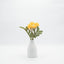Planta artificial crisantemos florero ceramico