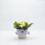 Cesto de flores artificial decorativo