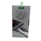Cable USB Tipo C a Ligthning L39L Gerlax - 1M Gris C-l