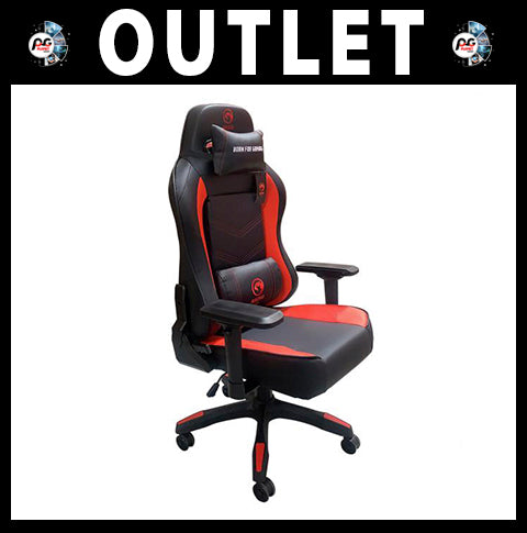 Silla Linea PRO Gaming CH-130 + Bolso Outlet - Negra/rojo