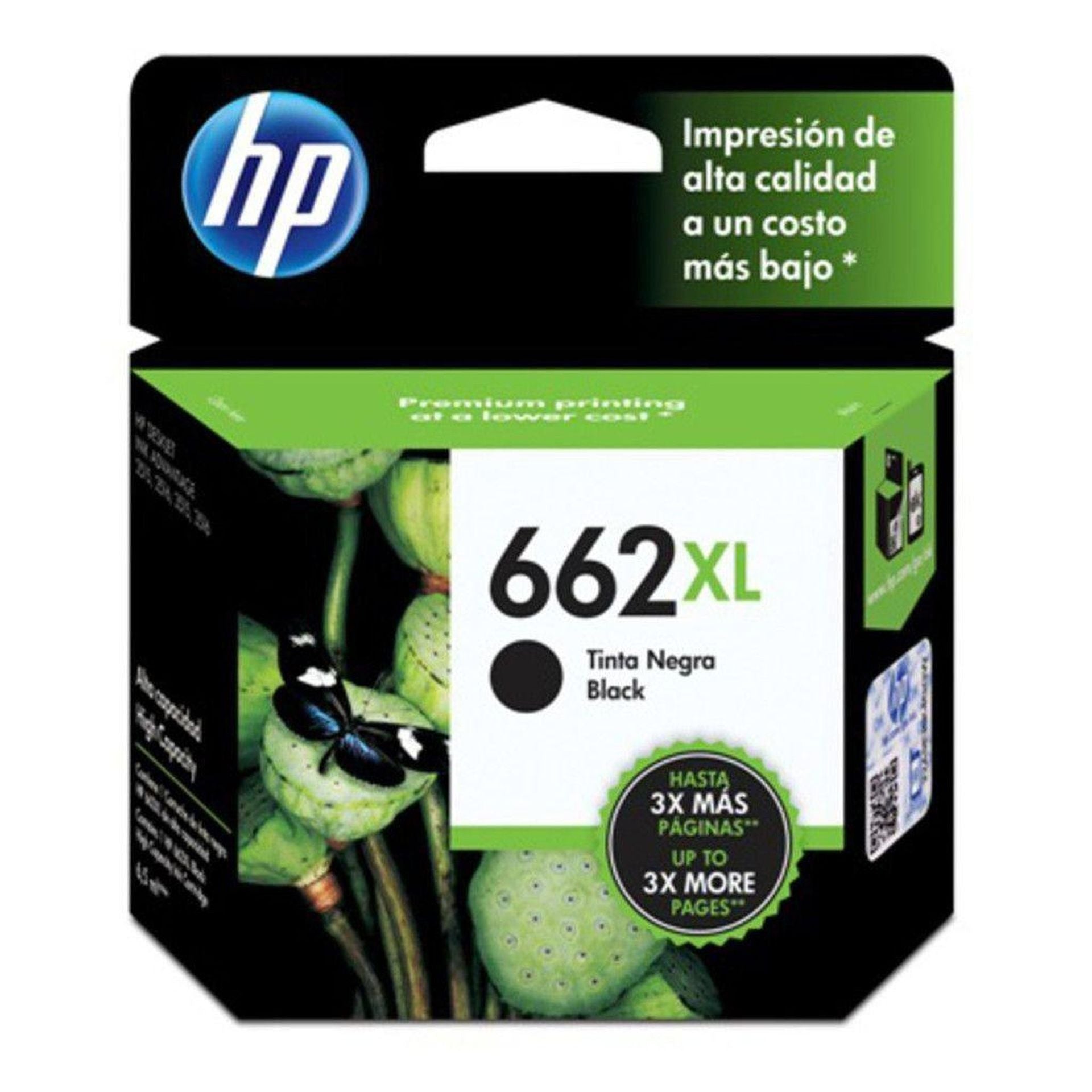 HP cartucho negro 360PGS para 2515-2516-3515-3516 662XL CZ105AL Imagen secundaria del producto