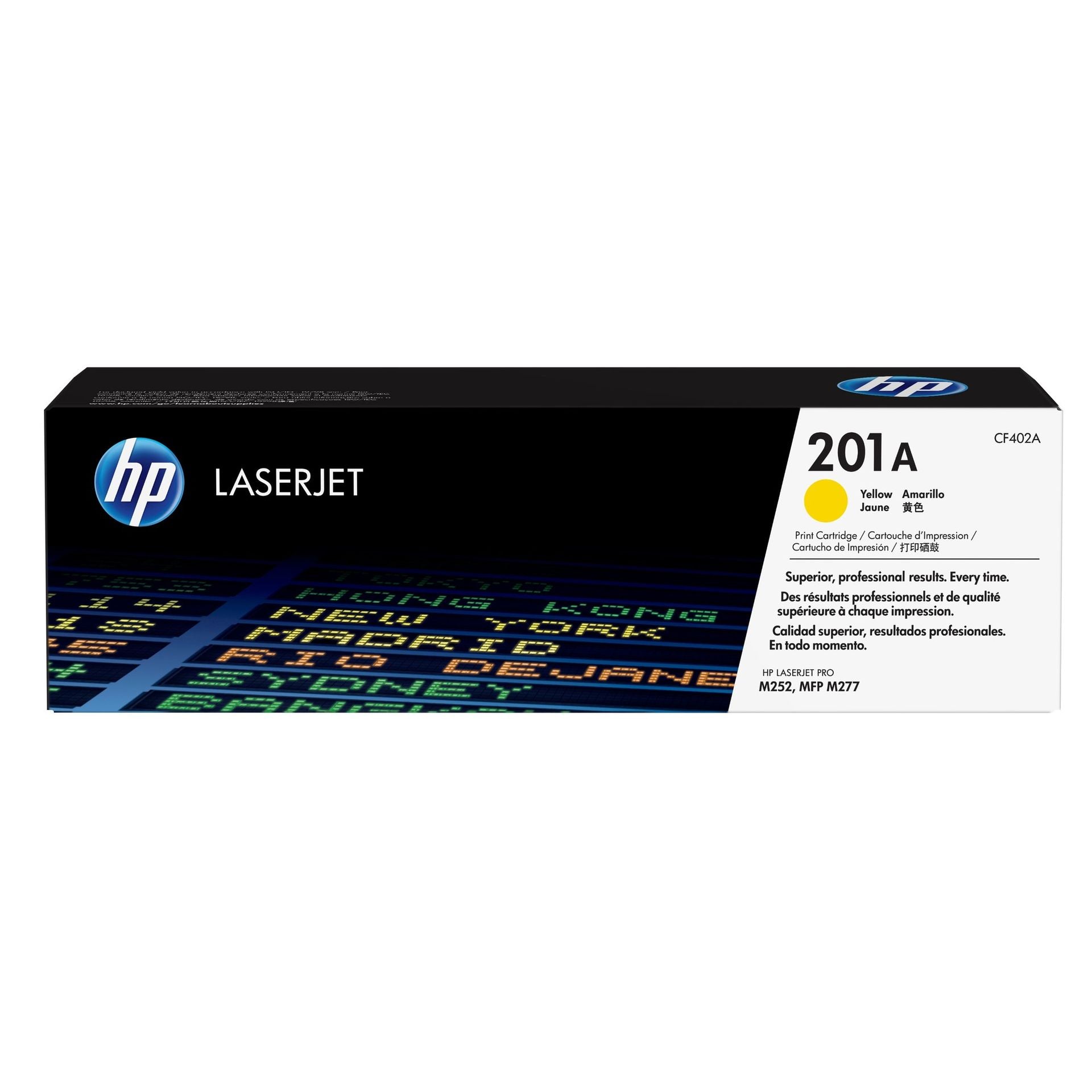 Toner HP amarillo 201A CF402A impresión vibrante 1 400 páginas Imagen secundaria del producto