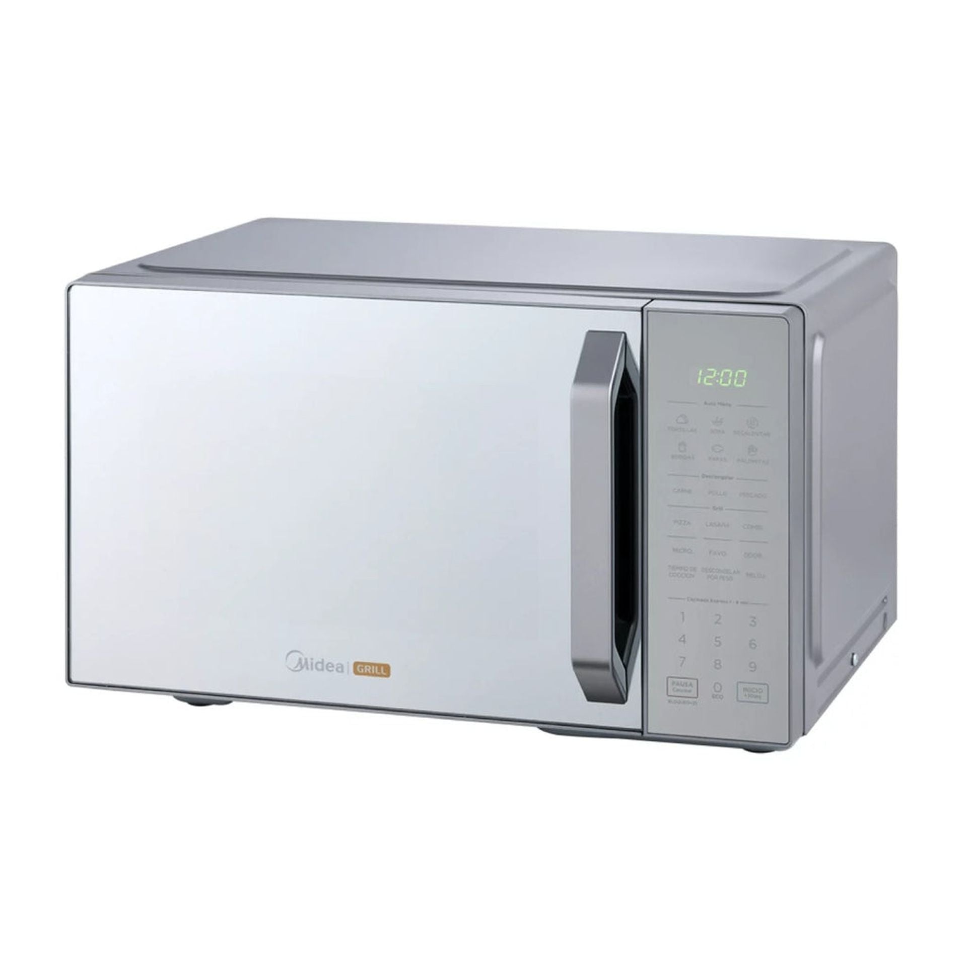 Midea microondas 1.1p³ puerta espejo grill MMDXG11S2 mg Imagen secundaria del producto