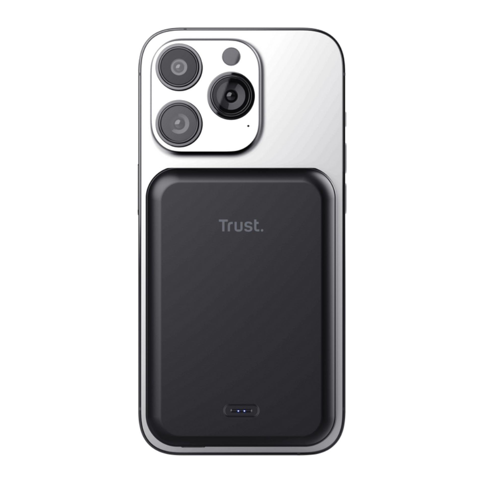 Trust power bank inalambrico 5000 mAh negro carga magnética iPhone Imagen secundaria del producto