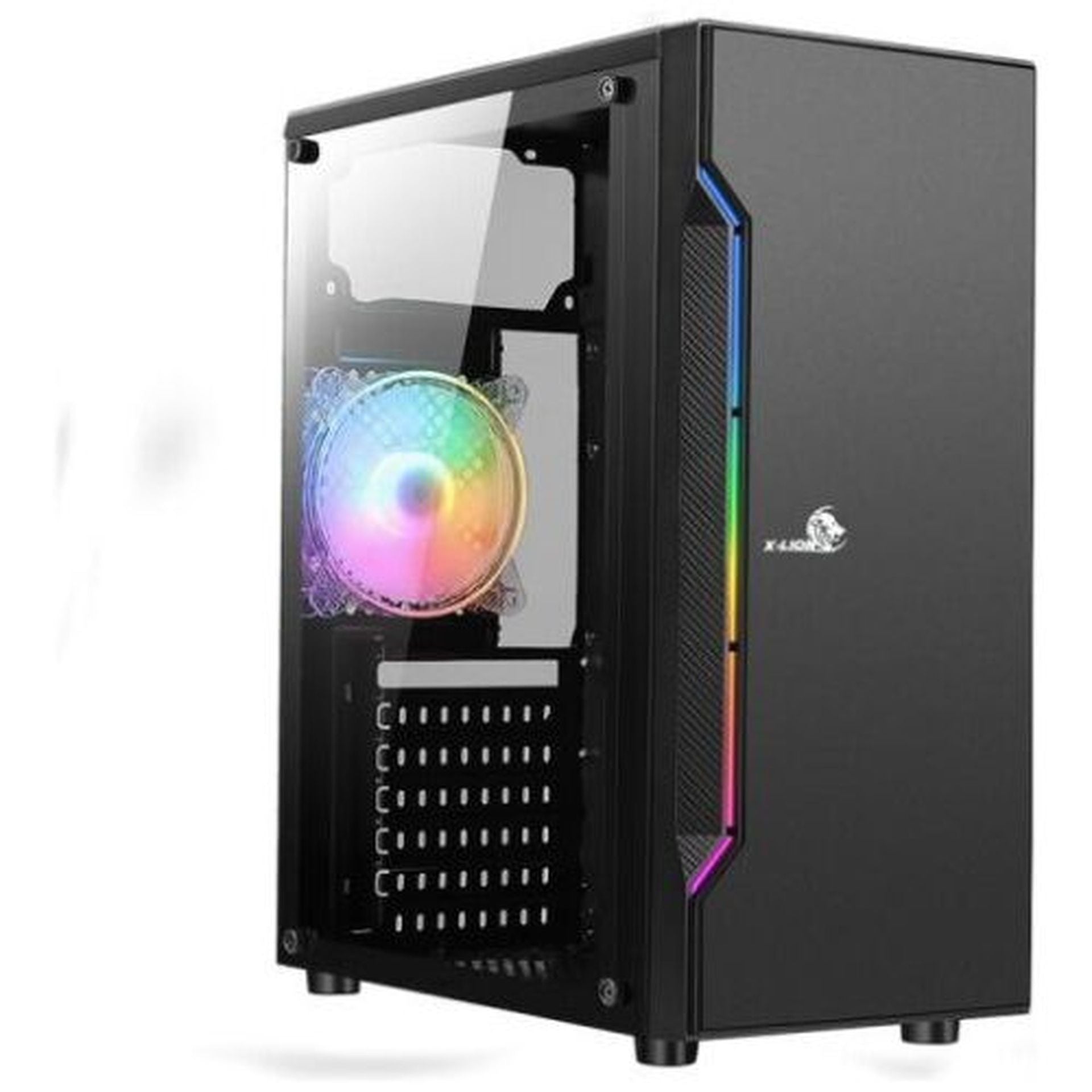 Case gaming X-Lion NE-386 E010-159 vidrio templado RGB Imagen secundaria del producto