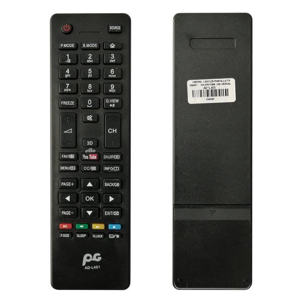 CONTROL UNIVERSAL TELEVISOR PANTALLA SMART TV HAIER ONN AD-L401 - B.AAA Imagen principal del producto