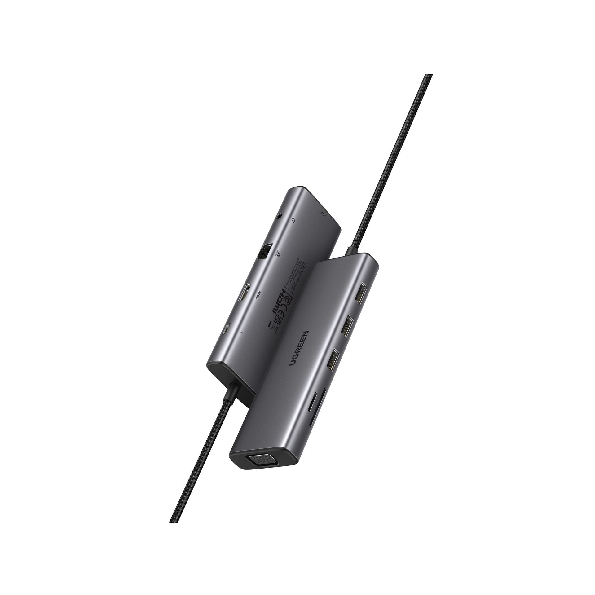 Hub UGREEN CM498 USB-C 10 en 1 HDMI VGA RJ45 PD100W Imagen secundaria del producto