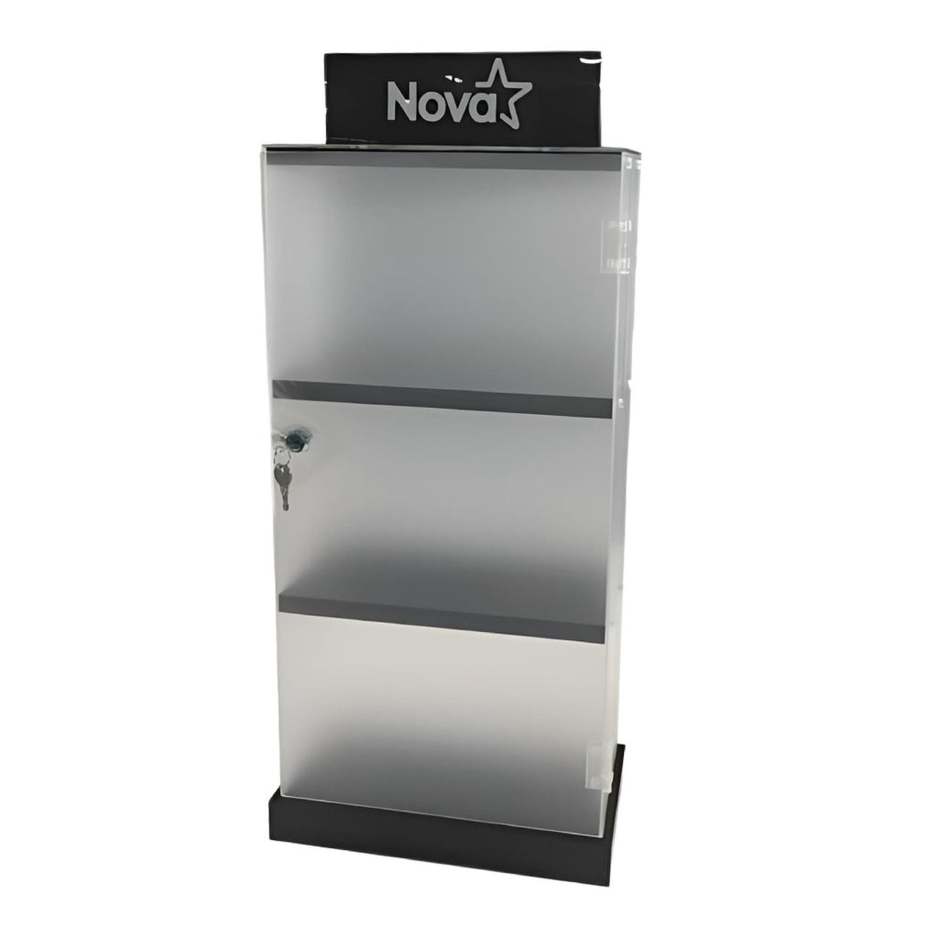Display Nova de acrilico 320 x 170 x 600 mm con logo impreso FD321760001C1C Imagen secundaria del producto