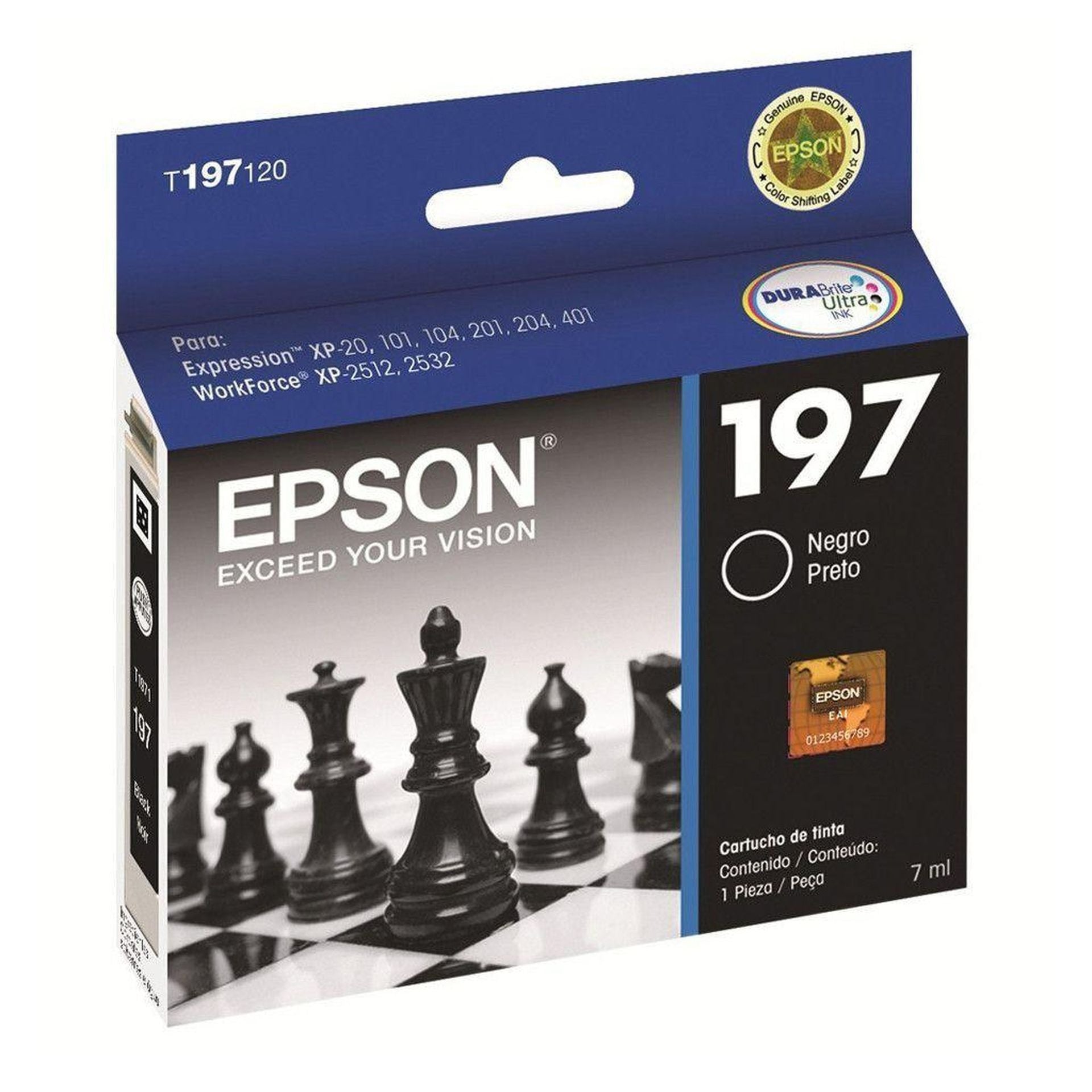 Epson cartucho negro T197120-AL para xp wf Imagen secundaria del producto