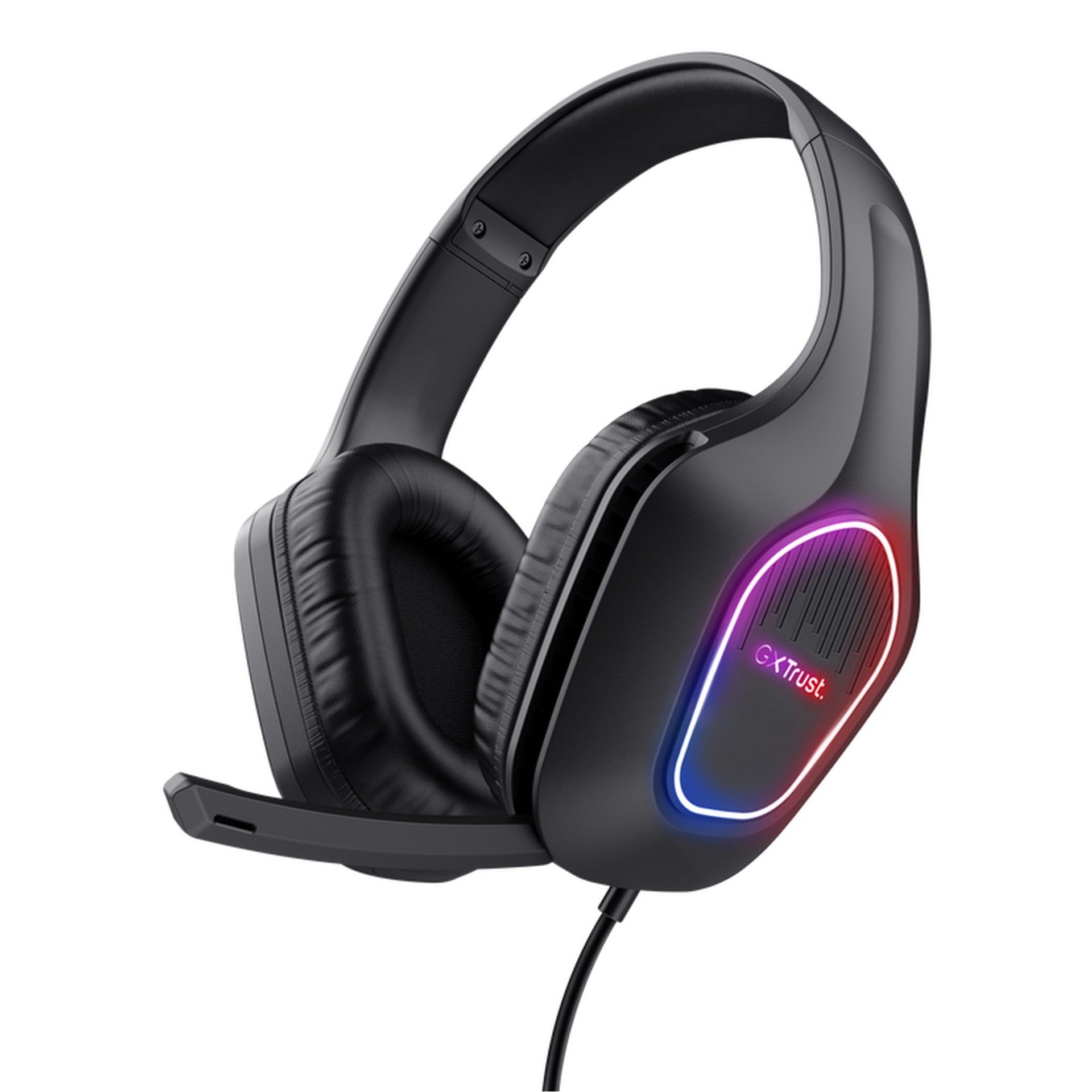 Trust audifonos alambricos gamer iluminacion LED multicolor 25331 Imagen principal del producto