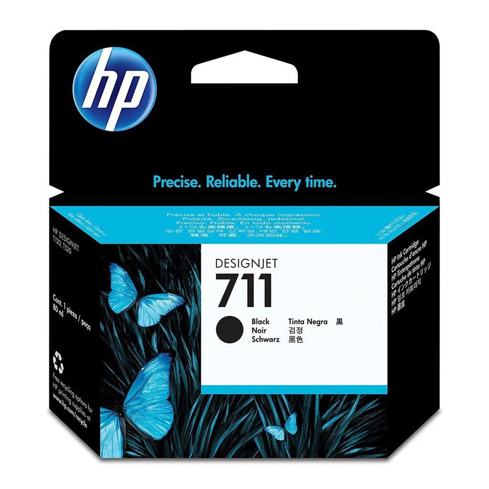 HP 711 cartucho de tinta negro 80 ml CZ133A y duradero Imagen secundaria del producto