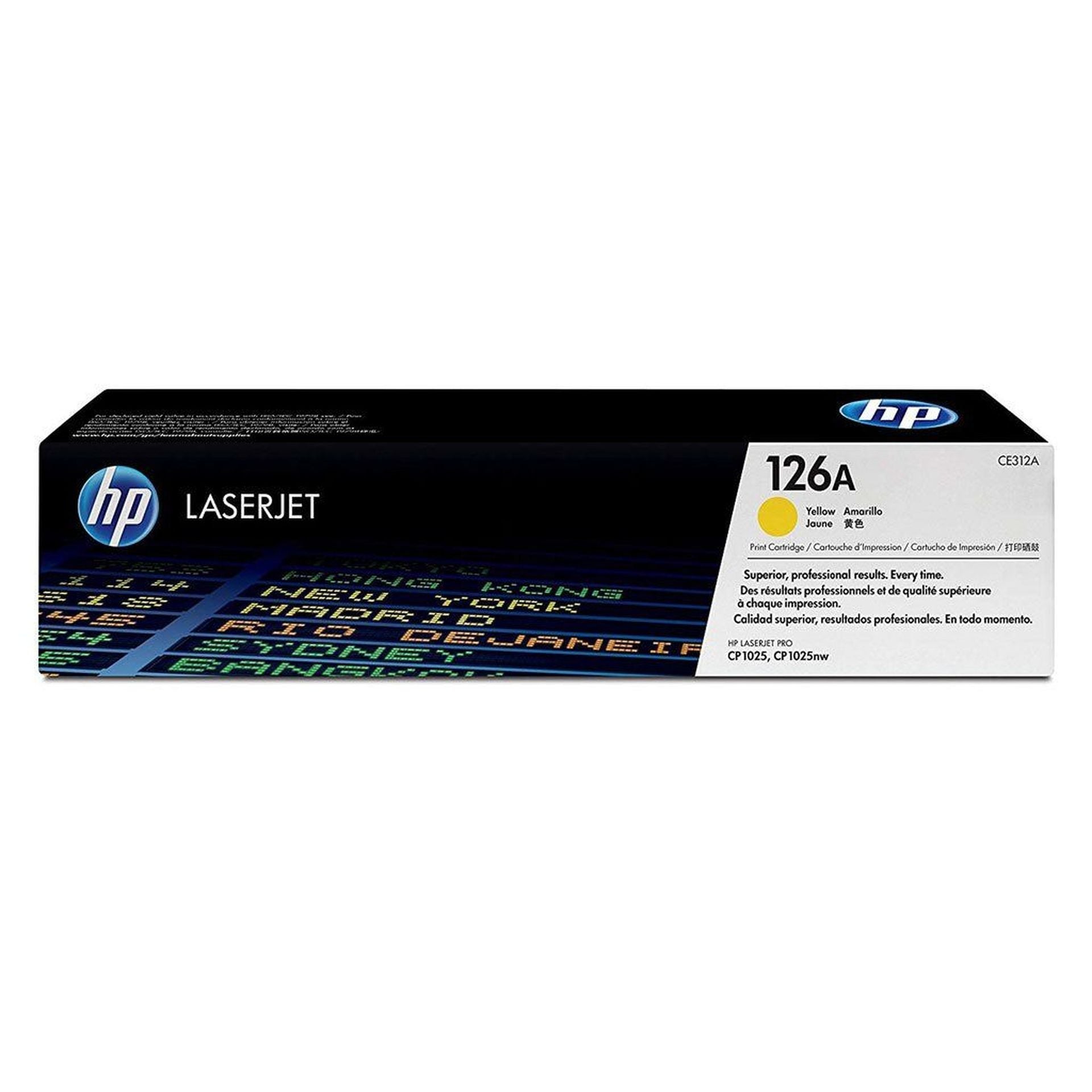 Impresora HP 126A cartucho toner amarillo laserjet CE312A Imagen secundaria del producto