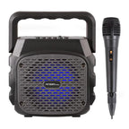 Parlante RGB Argom Rumbabox K4 Bluetooth 1 Microfono ARG-SP-3010BK - Negro