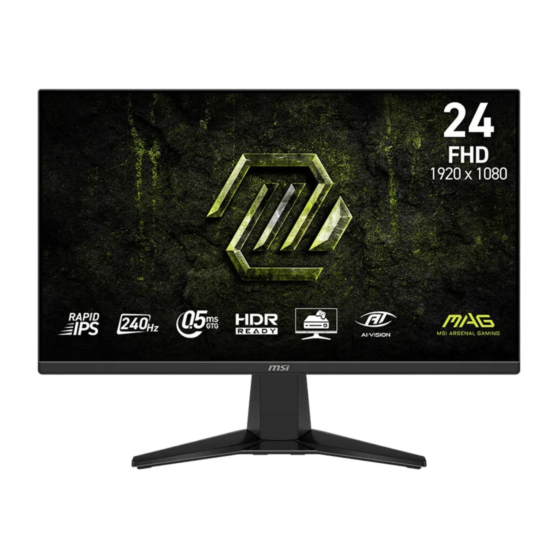 Monitor gaming MSI mag 245F X24 23.8 pulgadas IPS 240 Hz plano Imagen secundaria del producto