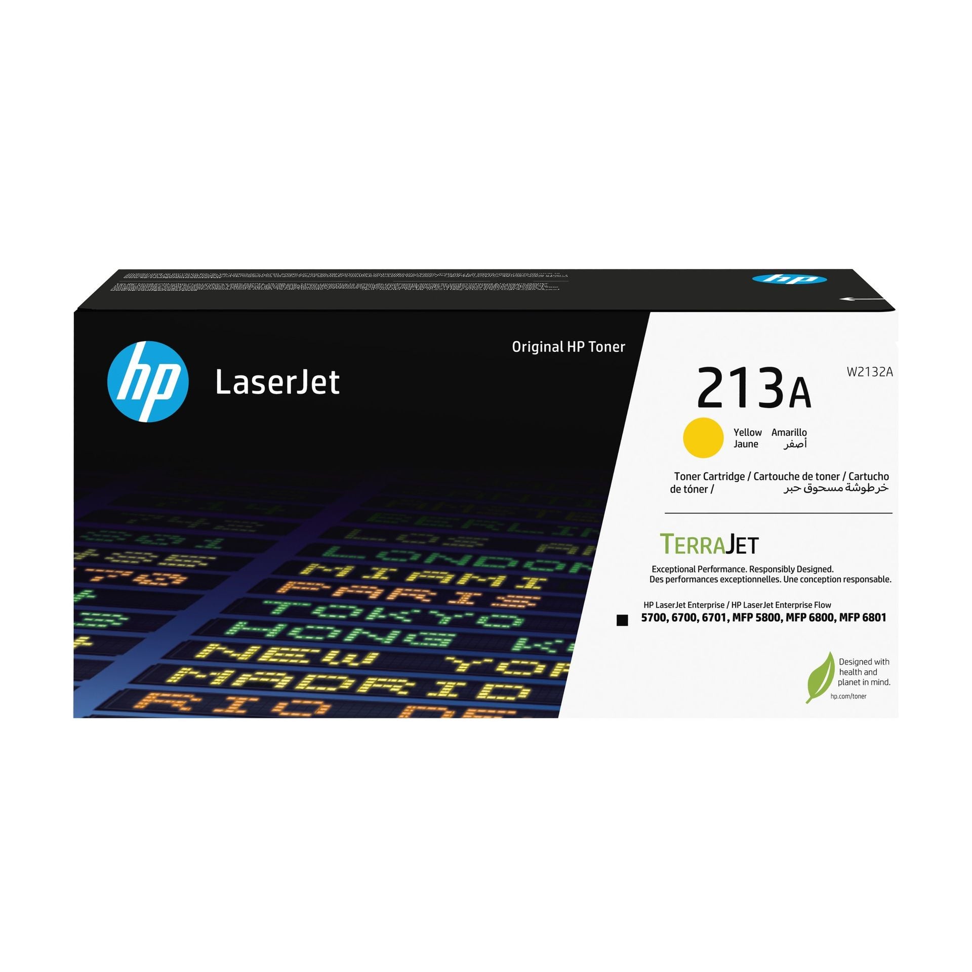 Impresora HP 213A toner amarillo laserjet W2132A Imagen secundaria del producto