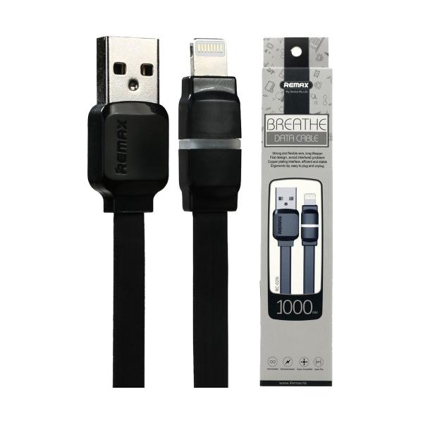 CABLE USB LIGHTNING RC-029I BREATHE REMAX - NEGRO Imagen principal del producto