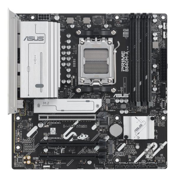 Tarjeta Madre Asus Prime B840M-A-CSM AM5 MICRO-ATX DDR5 90MB1J10-M0EAYC - Negro / Blanco