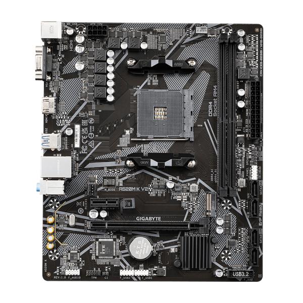 Repuesto tarjeta madre para Gigabyte A520M k V2 AM4 micro-atx DDR4 Imagen secundaria del producto