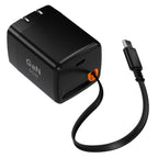Cargador de Pared Retráctil Nova AD-782 65W USB-C W/ Us E010-181 - Negro