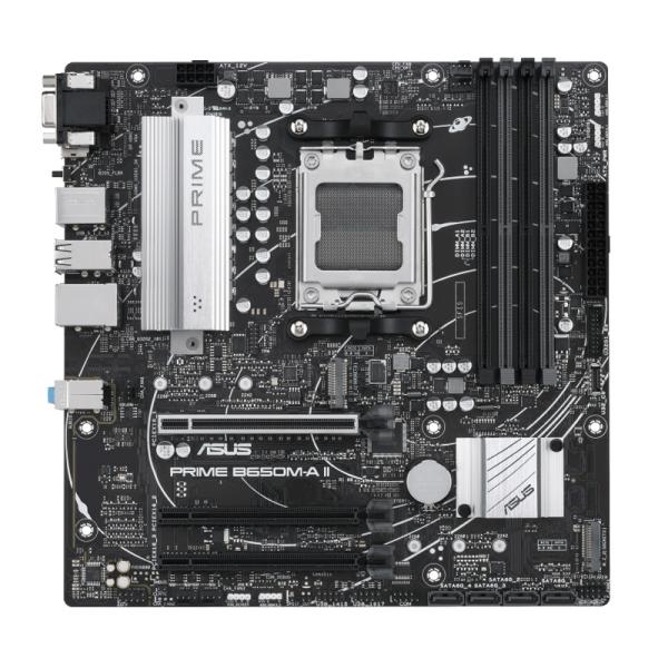 Tarjeta Madre Asus Prime B650M-A II AM5 MICRO-ATX DDR5 90MB1EH0-M0EAY0 - Negro