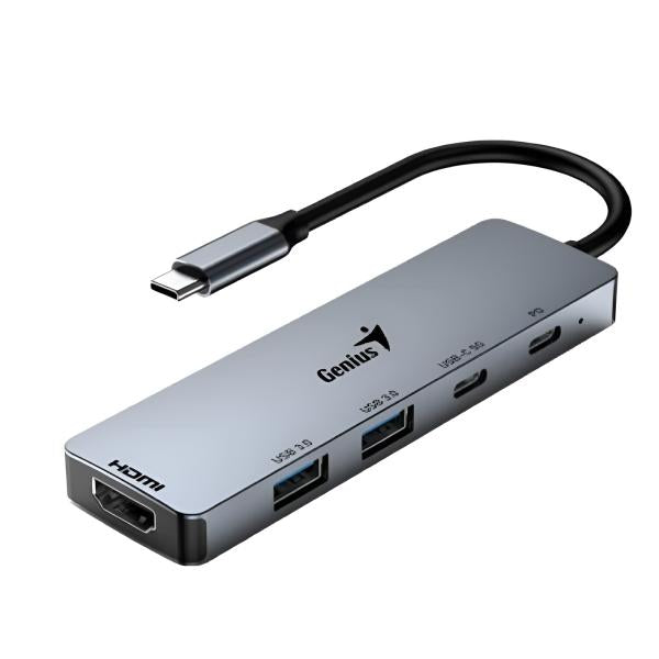 Genius UH-500 hub USB negro Imagen secundaria del producto