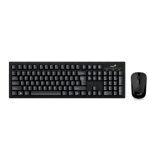 Teclado y Mouse Genius KM-8101 Inalámbrico 2.4 Ghz 31340014401 - Negro