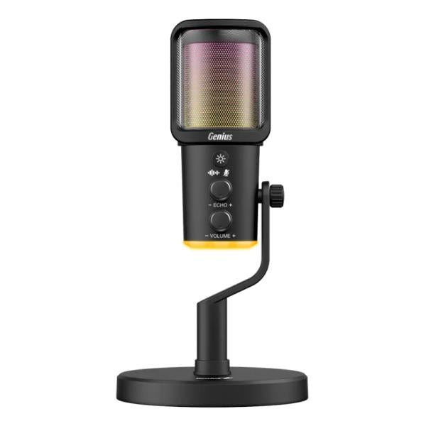 Microfono RGB Genius MIC-S400U Usb-a/usb-c 31700002400 - Negro