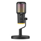 Microfono RGB Genius MIC-S400U Usb-a/usb-c 31700002400 - Negro