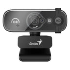 Cámara Web Genius Facecam Open 1080P Full HD Usb-a/usb-c Reconocimiento Facial y Cubierta de Privacidad 32200011400 - Negro