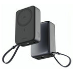 Power Bank Ugreen PB567 20000MAH USB-C Inalámbrico Magnético QI2 Carga Rápida 55450B - Negro