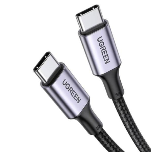 Cable Ugreen US316 USB-C a USB-C 1M 70427 - Negro