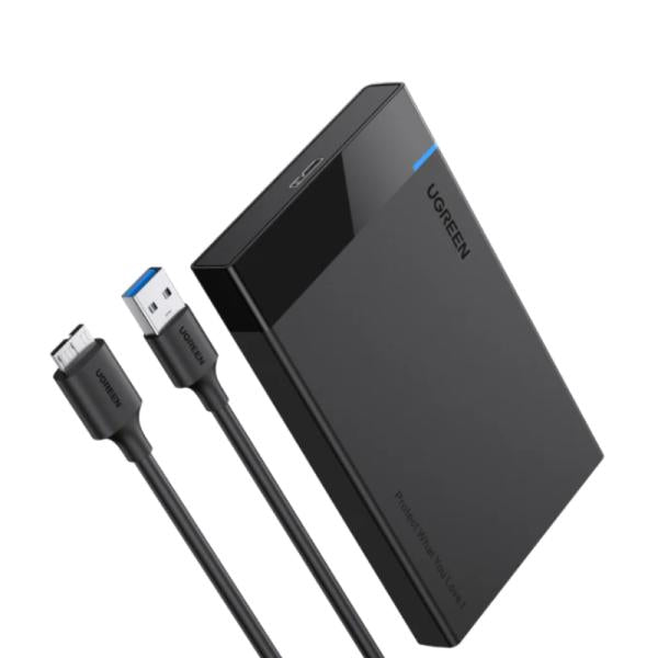 Encapsulador Ugreen US221 Sata III a USB 3.0 Hdd/ssd 2.5" 30848 - Negro