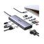 Hub UGREEN CM498 9 en 1 USB-C 3X usb-a 3.0 HDMI 4K VGA RJ45 gigabit SD tf PD 100W 15600